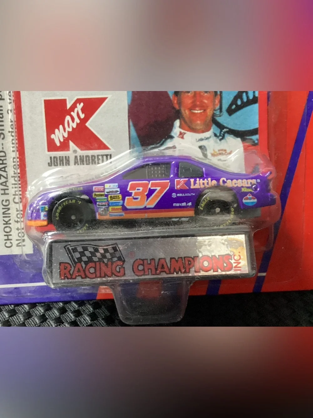 1995 Kmart John Andretti #37 racing champions Purple Die-Cast collectible Car
